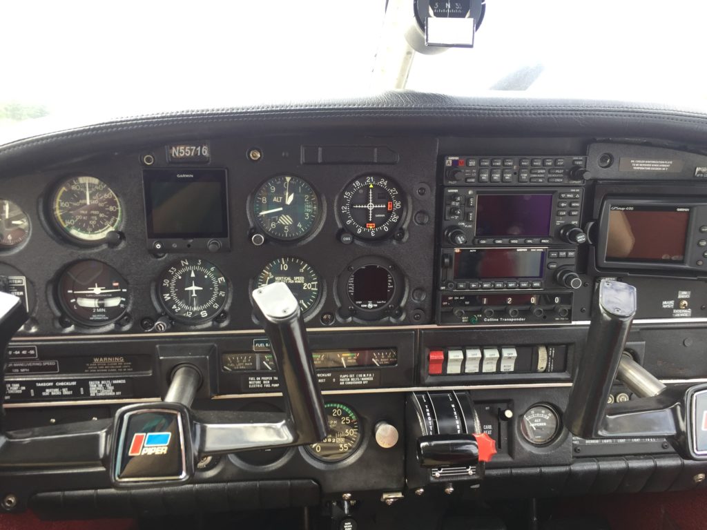 Cherokee 140 with G5 and IFR GPS now in fleet Norby Aviation LLC Professional Flight Instruction